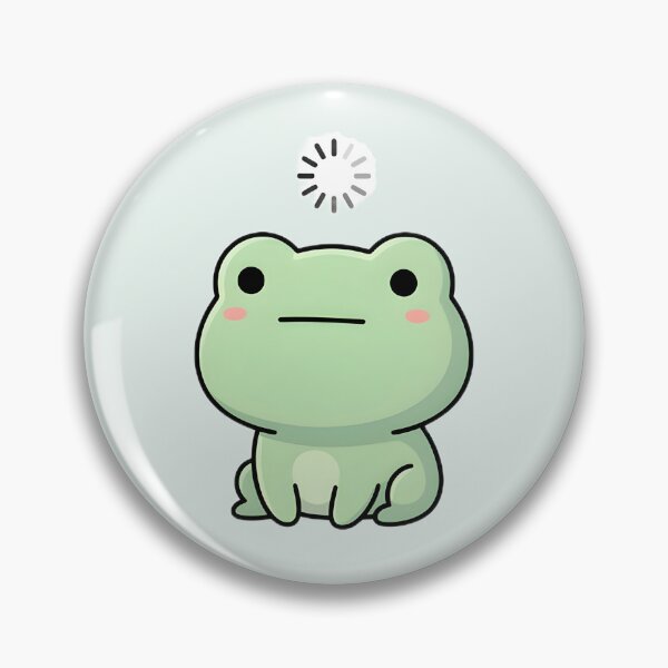 Item preview, Cute Kawaii Frog loading designed and sold by pixellm.