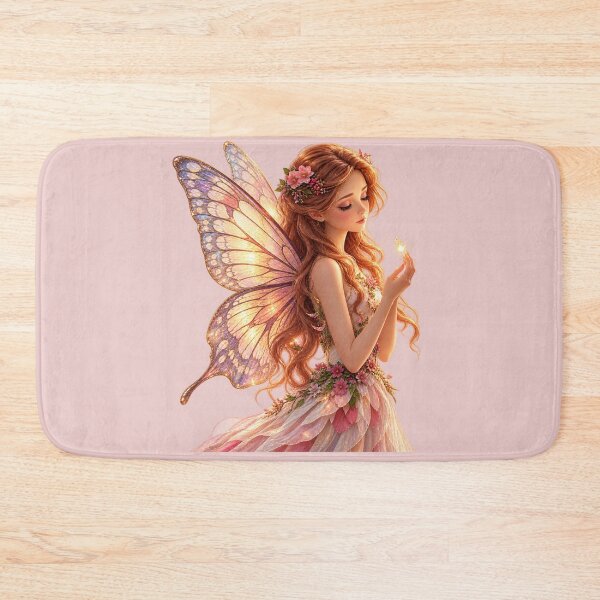 Item preview, Magical Fairy with Butterfly Wings – Fantasy Cottagecore Art designed and sold by chicworld2026.