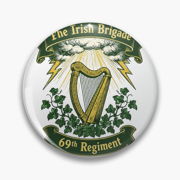 Item preview, The Irish Brigade 69th Regiment (Green and Gold Version) designed and sold by Birdie and Flynn.