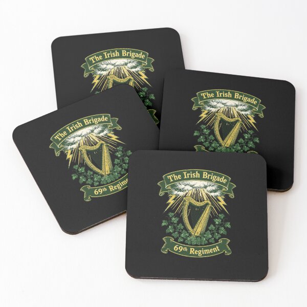 Item preview, The Irish Brigade 69th Regiment (Green and Gold Version) designed and sold by Birdie and Flynn.