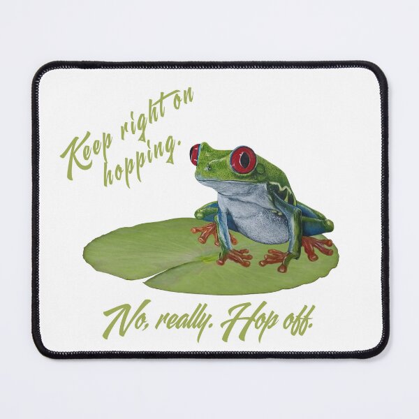 Item preview, Red eyed frog on lily pad designed and sold by OnaleeNicklinArt.