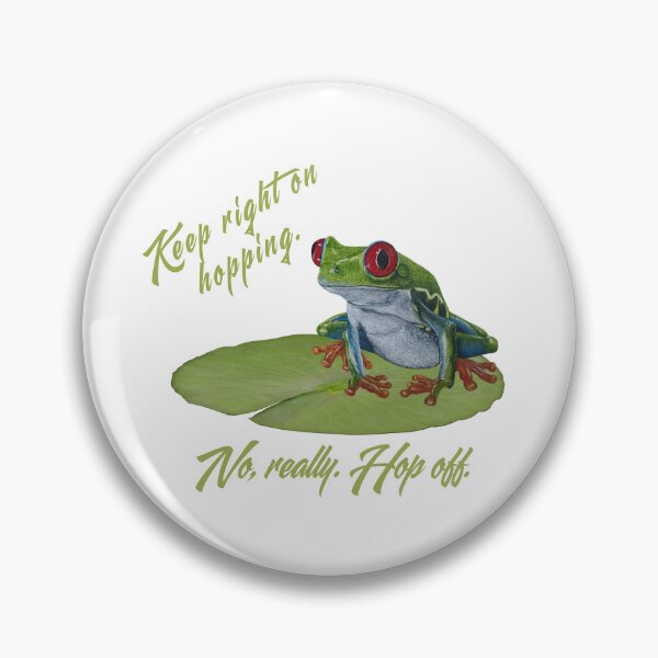 Item preview, Red eyed frog on lily pad designed and sold by OnaleeNicklinArt.