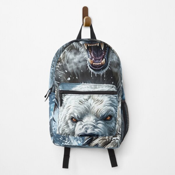 Item preview, Polar Bear Rage - Arctic Storm Fantasy Art designed and sold by Lucid Dream Pixel.