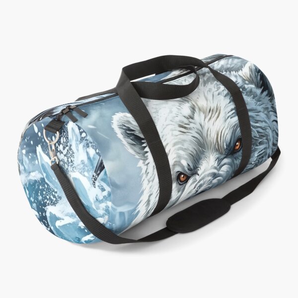 Item preview, Polar Bear Rage - Arctic Storm Fantasy Art designed and sold by Lucid Dream Pixel.