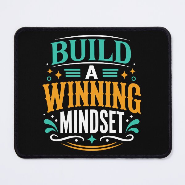 Item preview, Build a Winning Mindset Motivational Success Typography T-Shirt designed and sold by rejowan-arts.