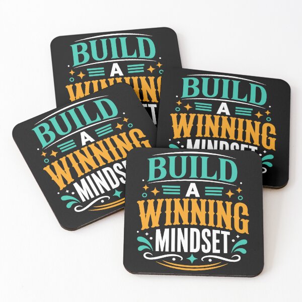 Item preview, Build a Winning Mindset Motivational Success Typography T-Shirt designed and sold by rejowan-arts.