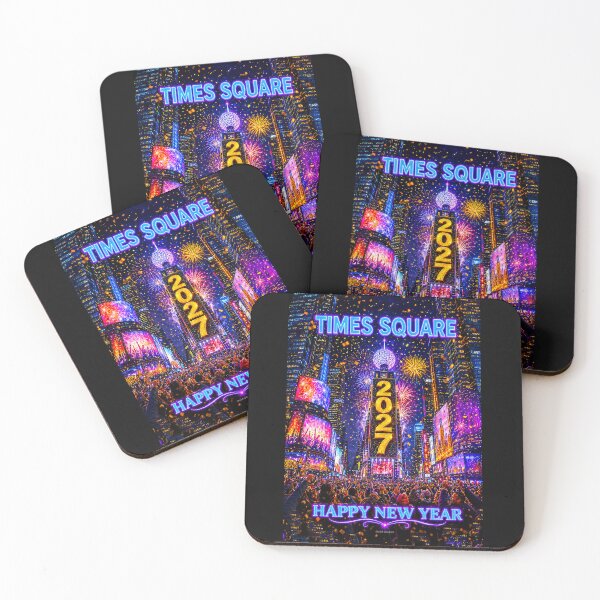 Item preview, TIMES SQUARE - 2027 HAPPY NEW YEAR designed and sold by DBM Photo Art 1.