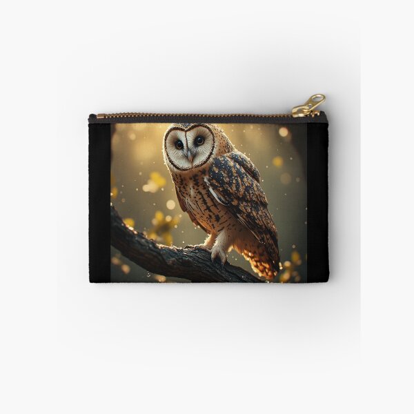 Item preview, Enchanted Barn Owl in Golden Forest Mist designed and sold by CreekSideCreat.