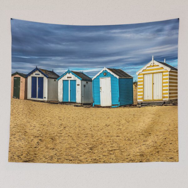 Item preview, Colourful Beach Huts on Southwold Beach, Suffolk, UK designed and sold by Paul Thompson Photography.