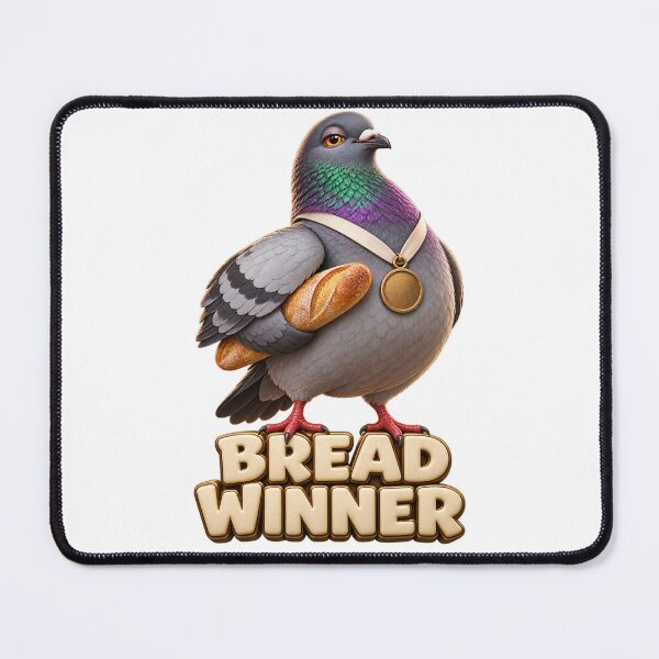 Item preview, Bread Winner Pigeon Baguette Medal designed and sold by TrendTribeTP.