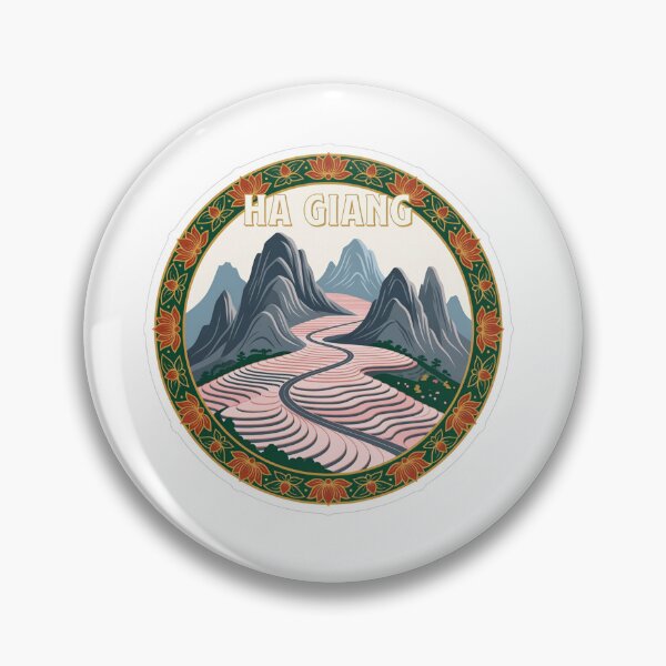 Item preview, Ha Giang Mountains Vietnam Sticker designed and sold by Imaginarium of Chaos falcon88 .