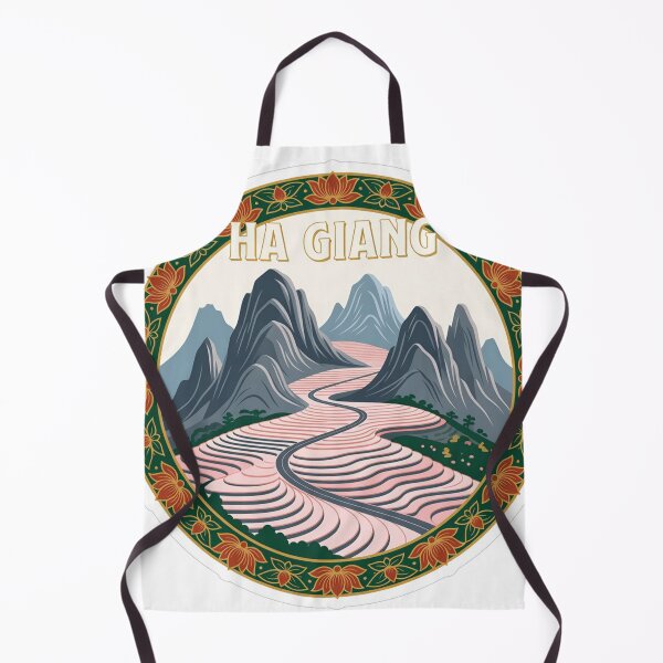 Item preview, Ha Giang Mountains Vietnam Sticker designed and sold by Imaginarium of Chaos falcon88 .