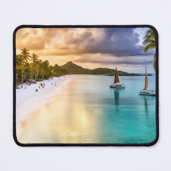 Item preview, Sailing Into Paradise - Tropical Lagoon Horizon designed and sold by nhk999.
