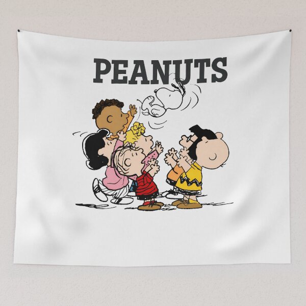Item preview, Peanuts Snoopy Charlie Brown Tossing Friends designed and sold by LittleMamastore.