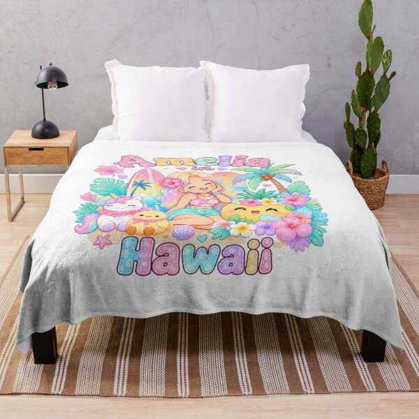 Item preview, Amelia Name Gift Kawaii Hawaii Pastel Summer designed and sold by TheChalkyFox.