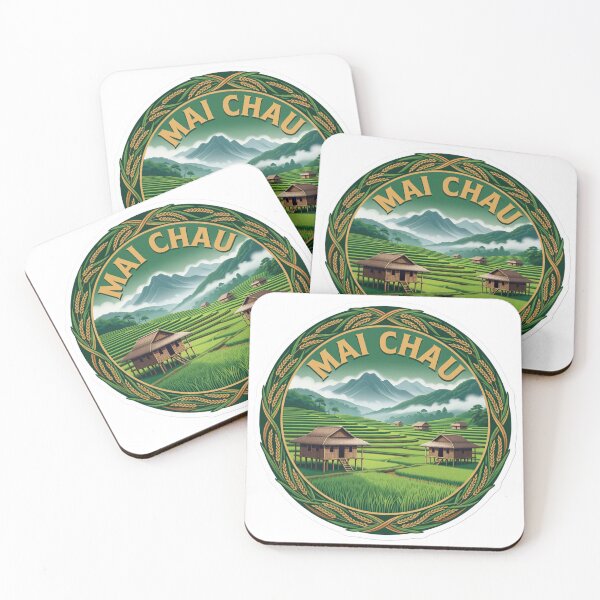 Item preview, Mai Chau Rice Vietnam Sticker designed and sold by Imaginarium of Chaos falcon88 .