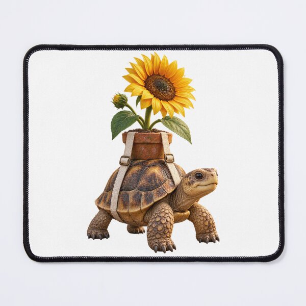 Item preview, Carrying Sunshine Tortoise Sunflower Garden designed and sold by TrendTribeTP.