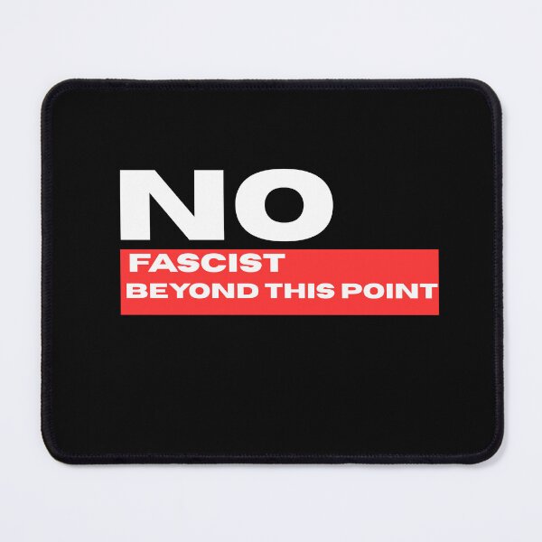 Item preview, No fascist beyond this point - Anti fascist designed and sold by CapriCreatives.