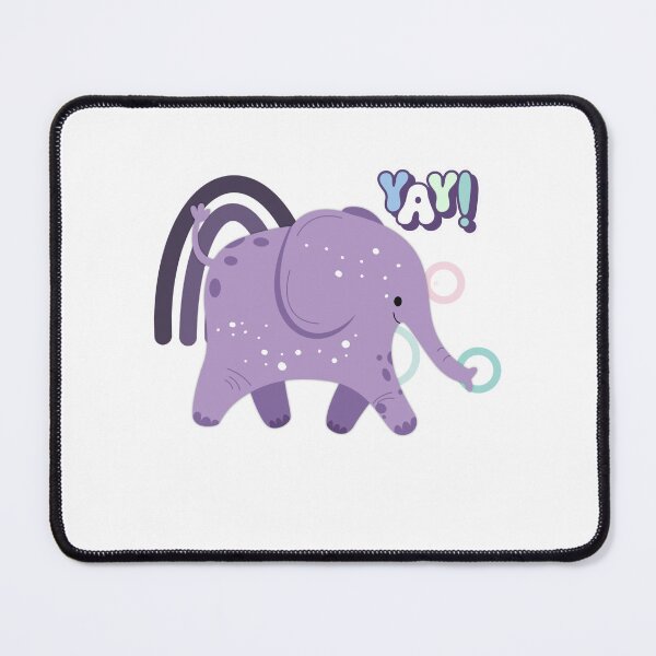 Item preview, Cute Elephant Sticker – Pastel Baby Elephants designed and sold by Ceylo Art.