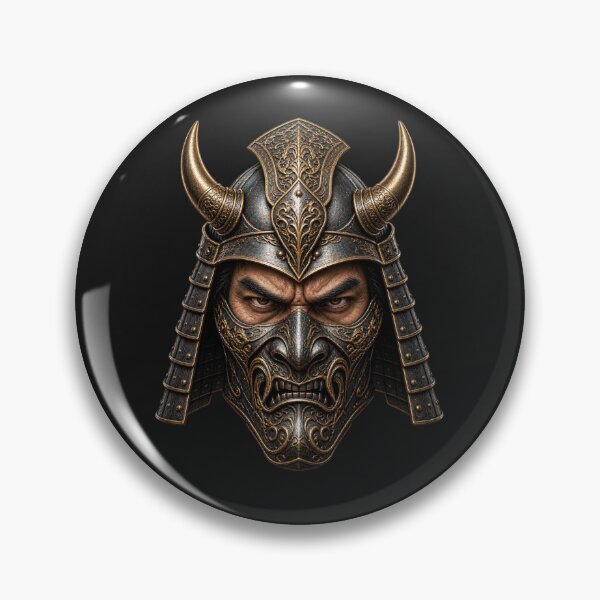 Item preview, Samurai Oni Mask Kabuto Helmet – Japanese Warrior Art designed and sold by charmaroundyou.
