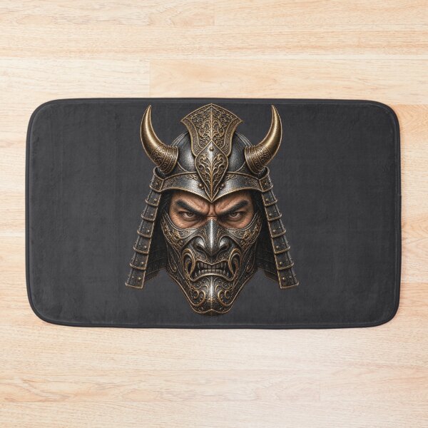 Item preview, Samurai Oni Mask Kabuto Helmet – Japanese Warrior Art designed and sold by charmaroundyou.