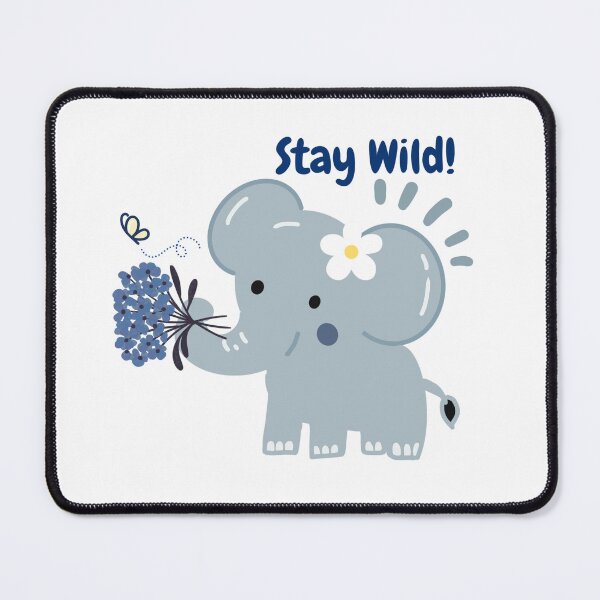 Item preview, Cute Elephant Sticker – Pastel Baby Elephants designed and sold by Ceylo Art.
