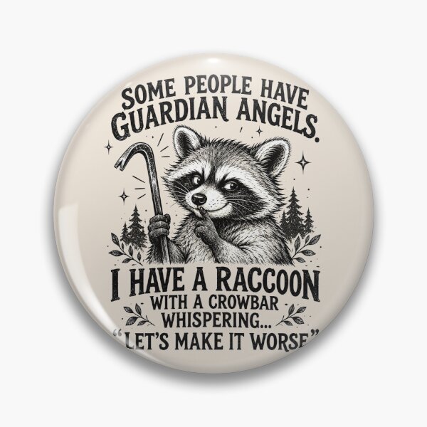 Item preview, Funny Raccoon Meme, Sarcastic Trash Panda, Dark Humor, Chaotic Animal Lover Gift designed and sold by Cchotlan.