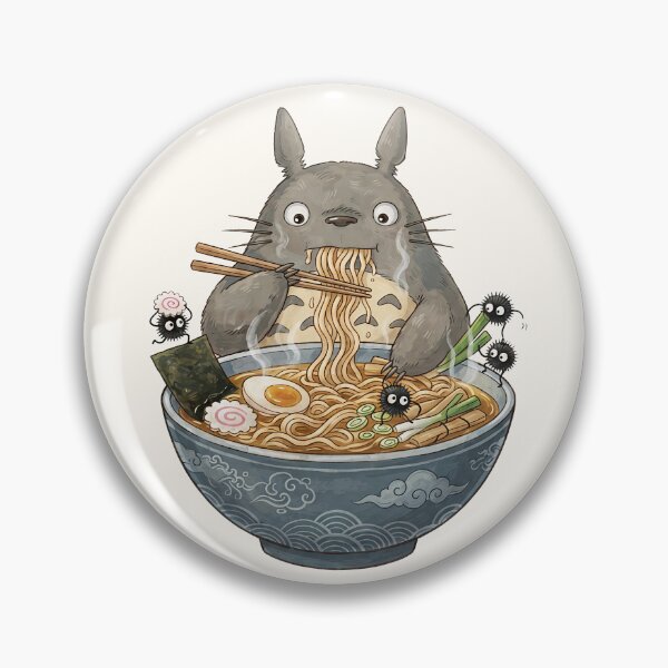 Item preview, Totoro's Midnight Ramen Bowl designed and sold by katekrystal.