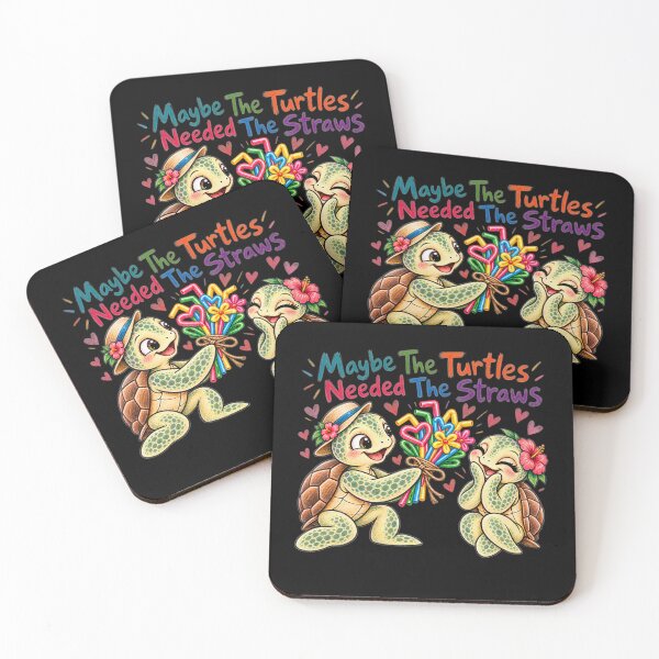Item preview, Maybe The Turtles Needed The Straws Sarcastic Sea Turtle designed and sold by Crystal-Tree.