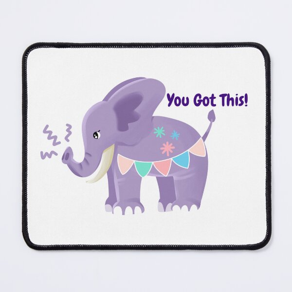 Item preview, Cute Elephant Sticker – Pastel Baby Elephants designed and sold by Ceylo Art.