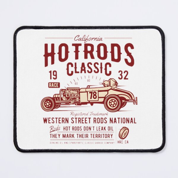 Item preview, Vintage Hot Rod Classic Car Illustration for Retro Automotive Enthusiasts designed and sold by vrtika.