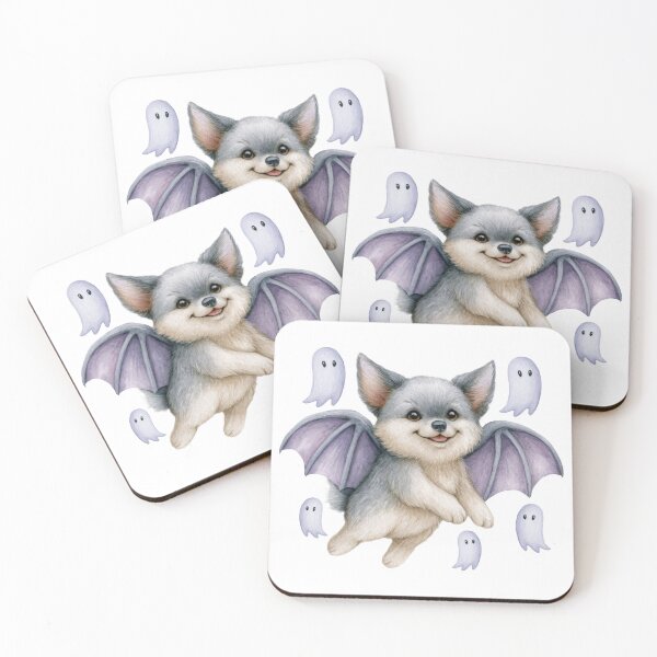 Item preview, Cute Bat Dog Halloween Costume Sticker designed and sold by olenapetol.