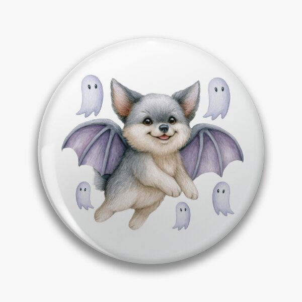Item preview, Cute Bat Dog Halloween Costume Sticker designed and sold by olenapetol.