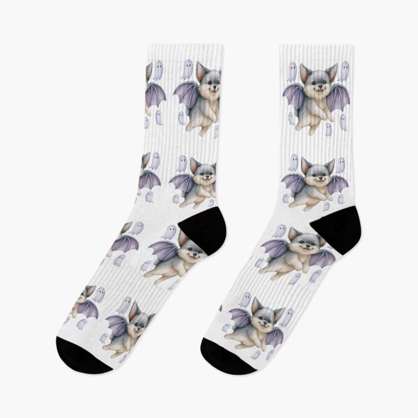 Item preview, Cute Bat Dog Halloween Costume Sticker designed and sold by olenapetol.