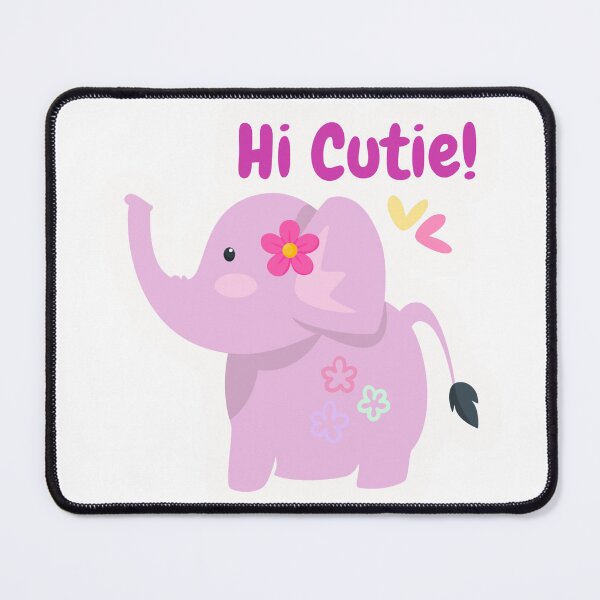Item preview, Cute Elephant Sticker – Pastel Baby Elephants designed and sold by Ceylo Art.