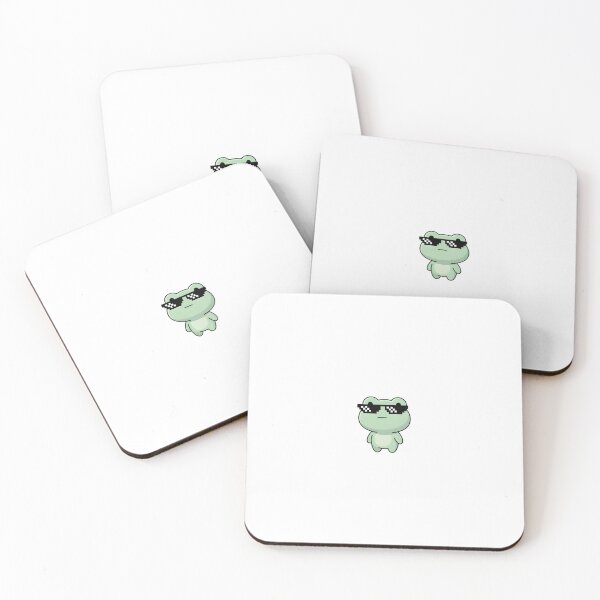 Item preview, Cute Kawaii Frog with Pixelated Sunglasses designed and sold by pixellm.