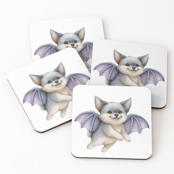 Item preview, Cute dog in a bat costume for Halloween designed and sold by olenapetol.