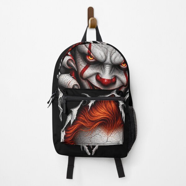 Item preview, Evil Scary Clown Ripped Torn Paper Graphic designed and sold by Azmatdesigner.