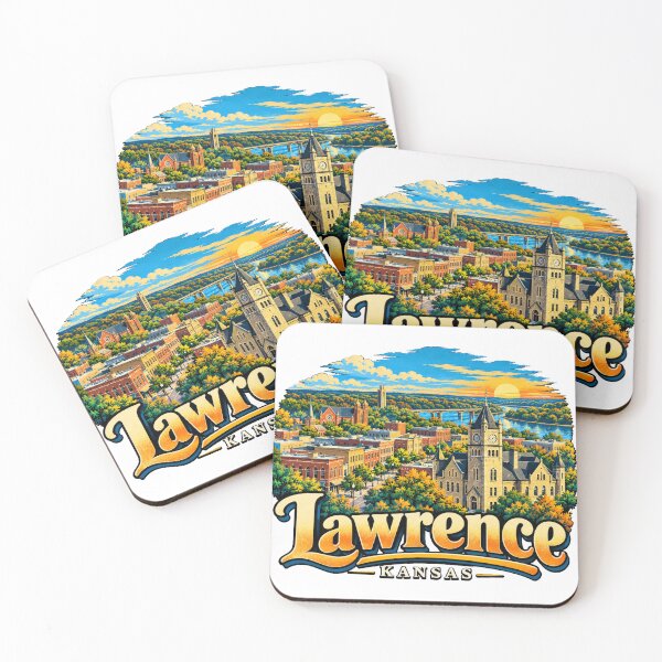 Item preview, Vintage Lawrence Kansas Travel Souvenir Landmark Gift designed and sold by MichaeIRellov.