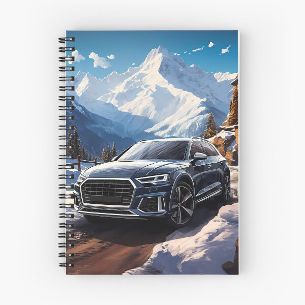Item preview, Dark Luxury SUV in Snowy Alpine Mountains designed and sold by RevUpDesign.