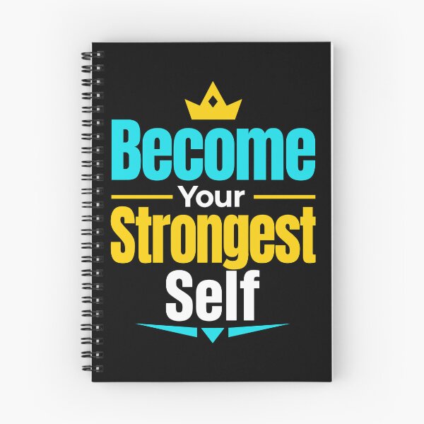 Item preview, Become Your Strongest Self Motivational Self Improvement Typography T-Shirt designed and sold by rejowan-arts.