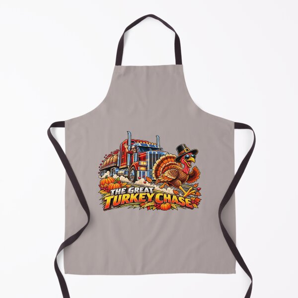 Item preview, The Great Turkey Chase - Thanksgiving Red Semi Truck designed and sold by NomadForge.