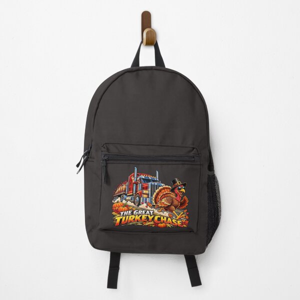 Item preview, The Great Turkey Chase - Thanksgiving Red Semi Truck designed and sold by NomadForge.
