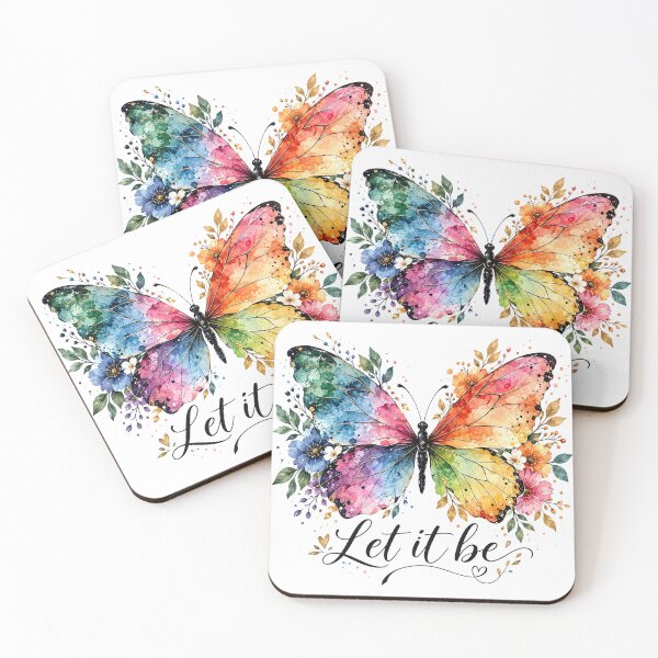 Item preview, Rainbow Butterfly, Watercolor Wings, Inspirational Women, Colorful Nature, Butterfly Lover Gift designed and sold by Cchotlan.
