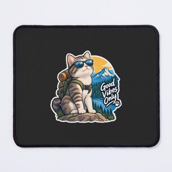 Item preview, Adventure Cat Good Vibes Only designed and sold by Sari Ramayani.