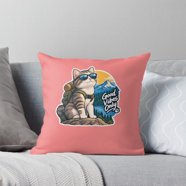 Item preview, Adventure Cat Good Vibes Only designed and sold by Sari Ramayani.
