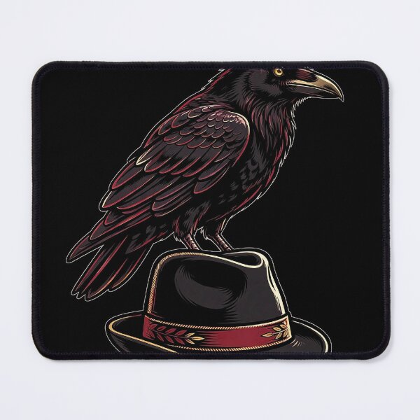 Item preview, Raven On Fedora Dark Art designed and sold by Gangster-Design.