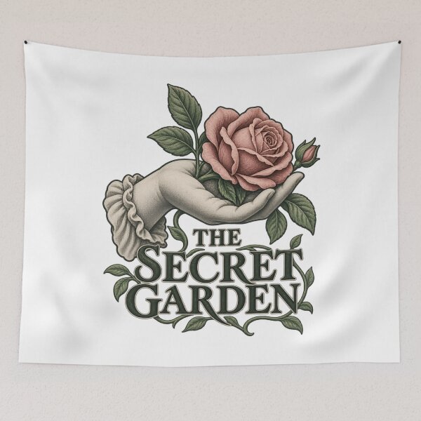Item preview, The Secret Garden: Rose Held with Care designed and sold by Fenay Designs.