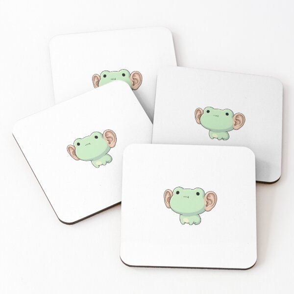 Item preview, Cute Kawaii Frog with big ears designed and sold by pixellm.