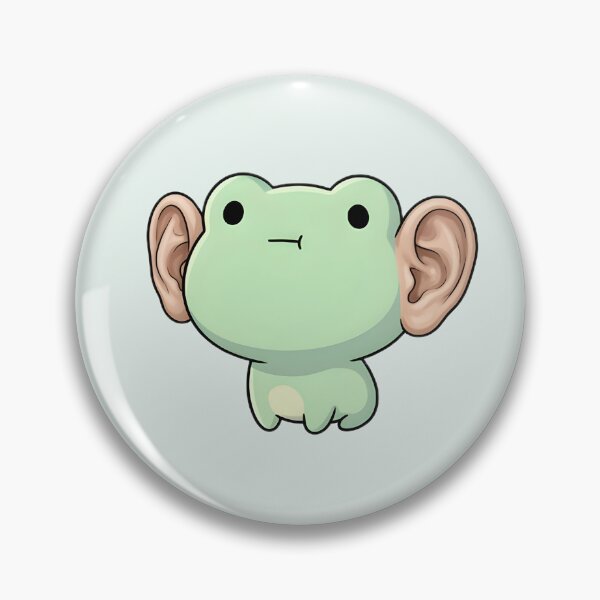 Item preview, Cute Kawaii Frog with big ears designed and sold by pixellm.